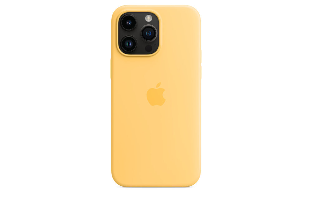 Apple IPhone 14 Pro Max Silicone Case with MagSafe - Sunglow