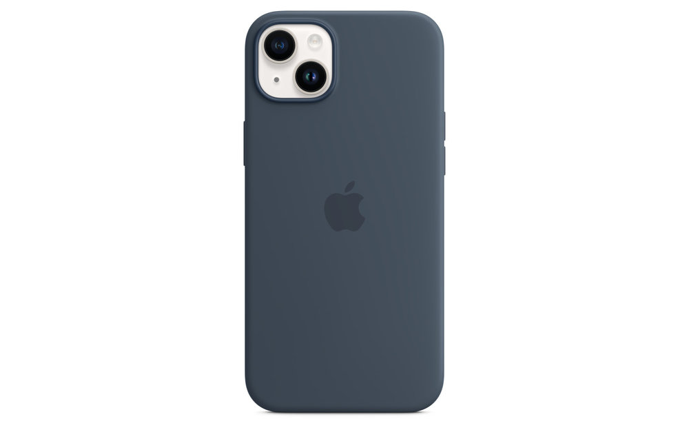 Apple iPhone 14 Plus Silicone Case with MagSafe - Storm Blue