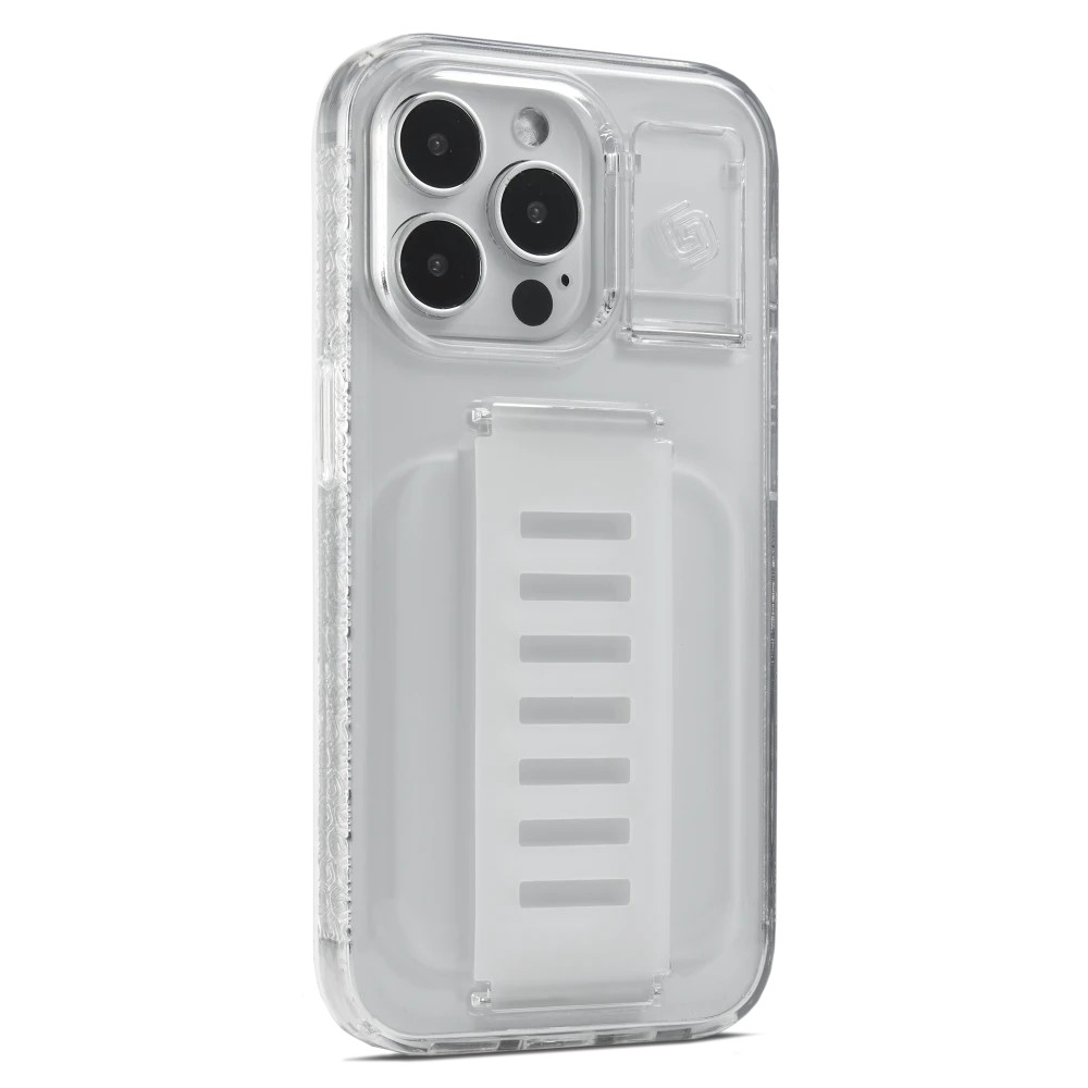 Grip2u BOOST Case with Kickstand for Apple iPhone 14 Pro - Clear