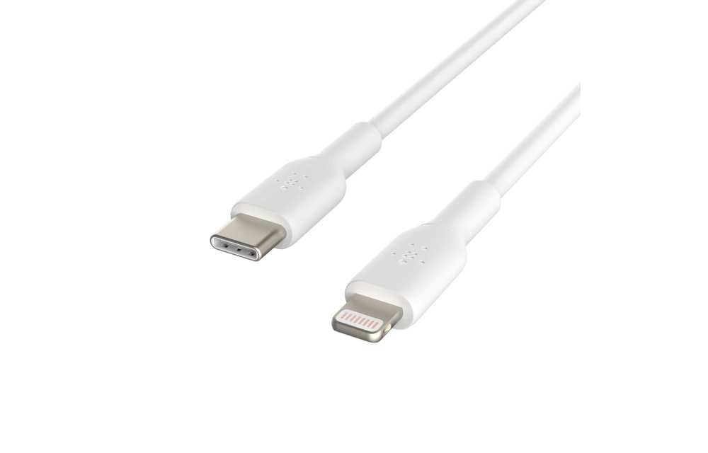 Belkin Boost Up Charge Lightning to USB-C Cable 1m - White