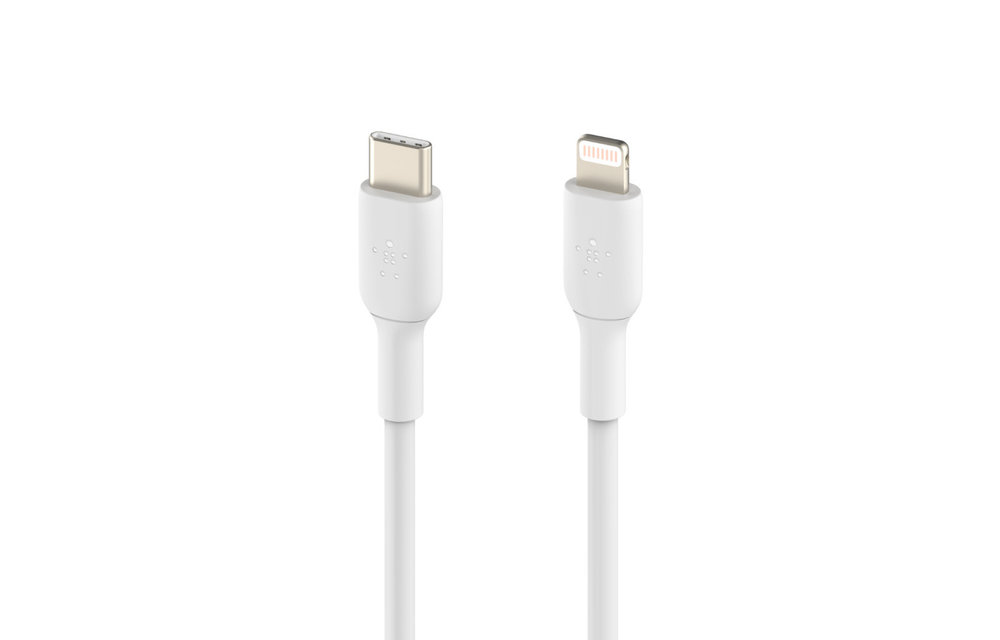 Belkin Boost Up Charge Lightning to USB-C Cable 1m - White