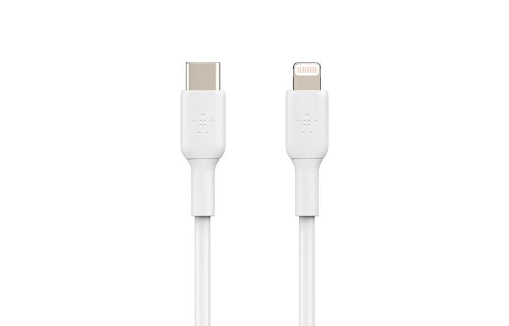 Belkin Boost Up Charge Lightning to USB-C Cable 1m - White