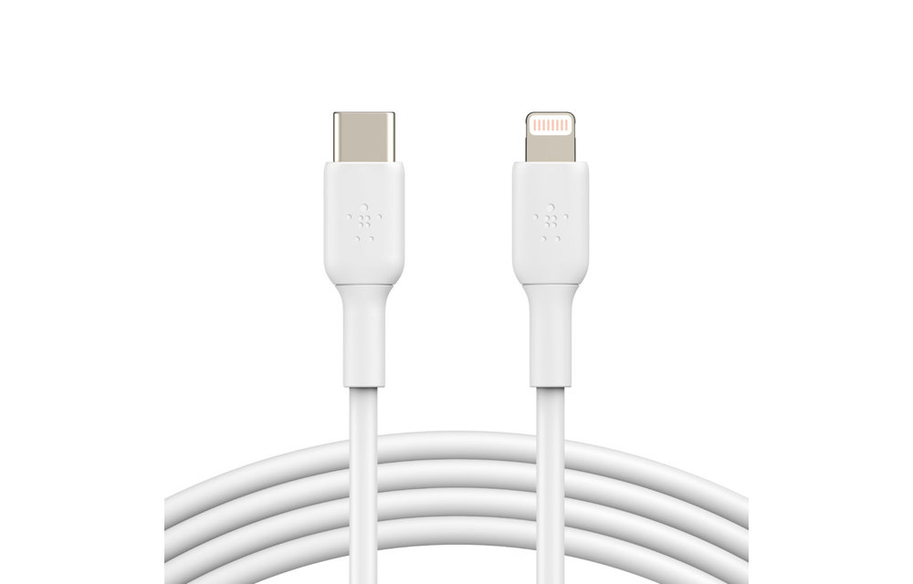 Belkin Boost Up Charge Lightning to USB-C Cable 1m - White