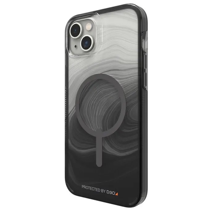 Gear4 Milan Snap Case for Apple iPhone 14/15 Plus - Black Swirl