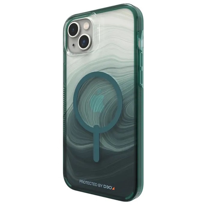Gear4 Milan Snap Case for Apple iPhone 14 Plus - Green Swirl