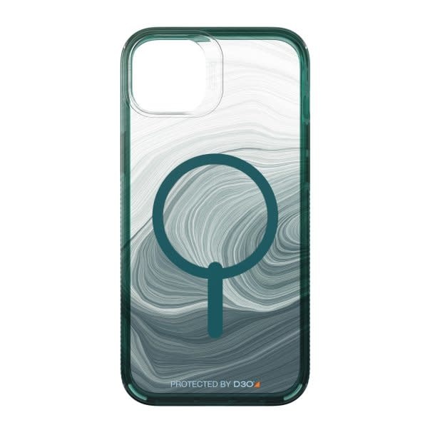 Gear4 Milan Snap Case for Apple iPhone 14 Plus - Green Swirl