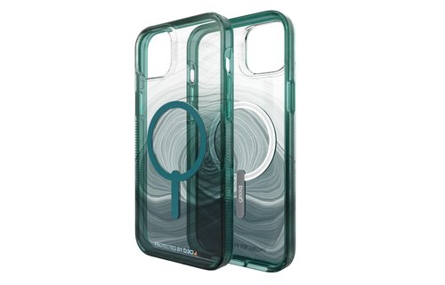Gear4 Milan Snap Case for Apple iPhone 14 Plus - Green Swirl