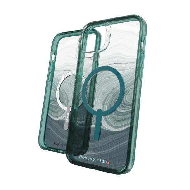 Gear4 Milan Snap Case for Apple iPhone 14 Plus - Green Swirl