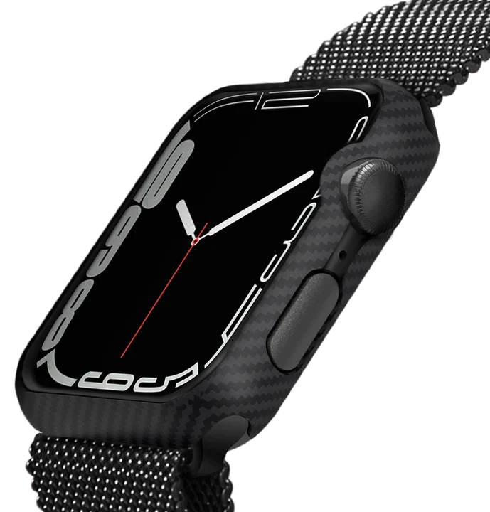 Pitaka Air Case for Apple Watch 45mm - Black/Grey Twill