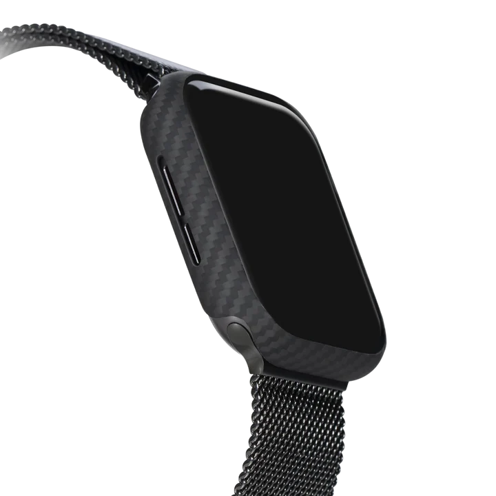 Pitaka Air Case for Apple Watch 45mm - Black/Grey Twill