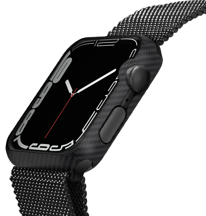 Pitaka Air Case for Apple Watch 45mm - Black/Grey Twill