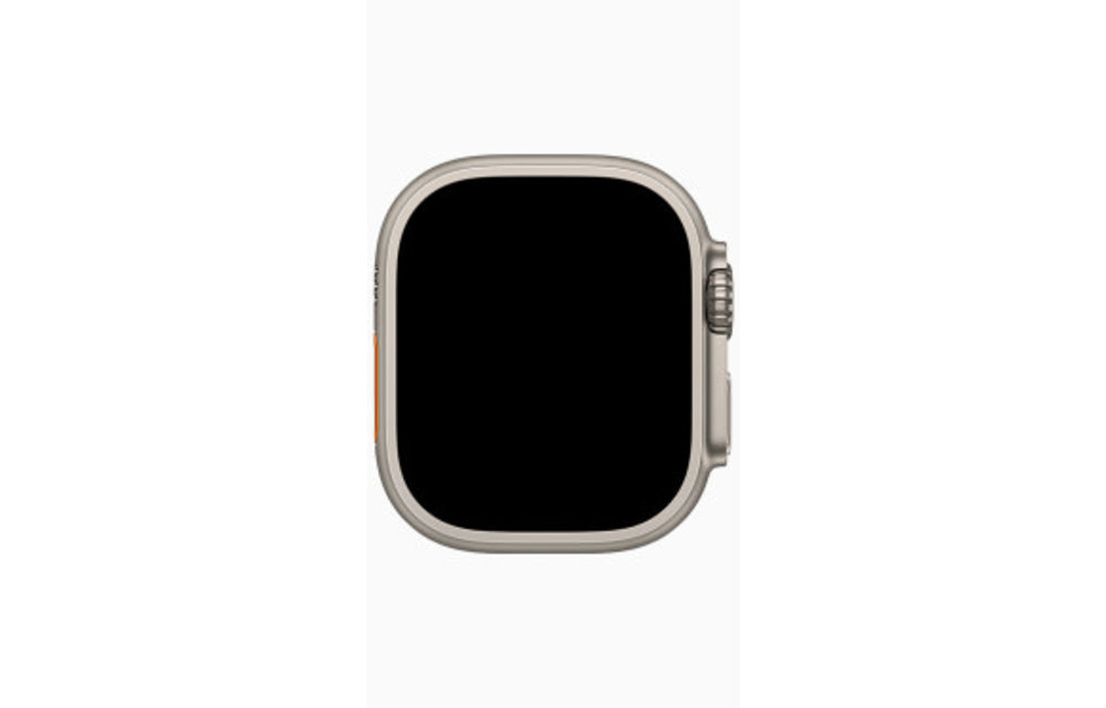 Apple Watch Ultra GPS + Cellular, 49mm Titanium Case with Starlight Alpine Loop - Starlight - Small