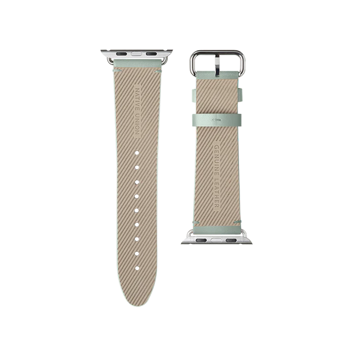 Native Union Classic Leather Strap for Apple Watch 42/44/45/46/49mm - Sage