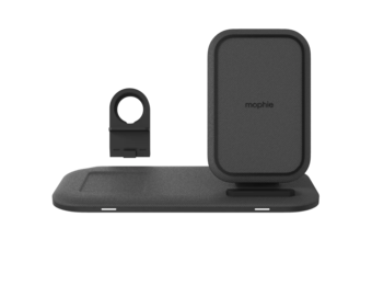 Mophie 3 in 1 Wireless Charging Stand Plus Pad 15W - Black