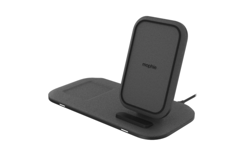 Mophie 3 in 1 Wireless Charging Stand Plus Pad 15W - Black