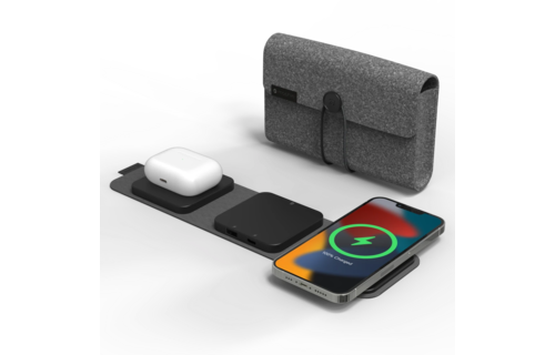 Mophie Snap Plus Multi Device Travel Charger With 30W USB-C PD Adapter - Black