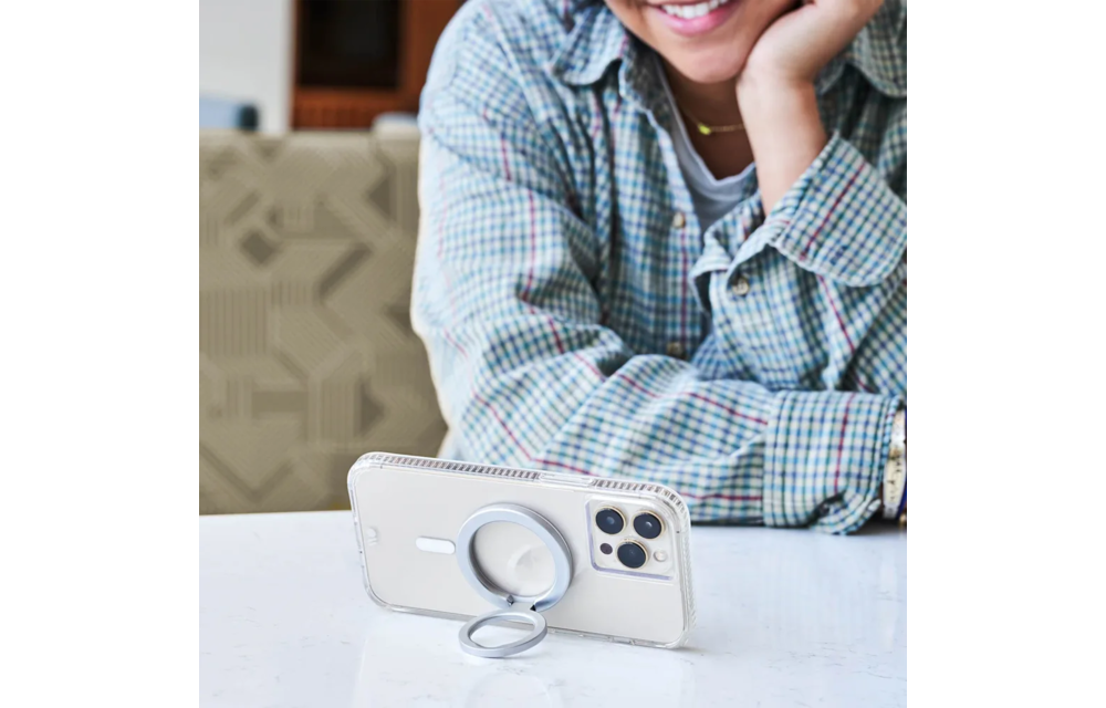 Case Mate MagSafe Magnetic Ring Stand - Matte Silver