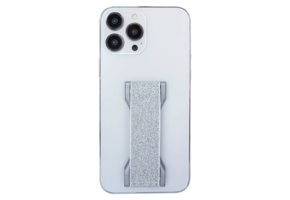 LoveHandle PRO Magnetic Phone Grip with Kickstand - Silver Glitter