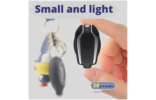 Keychain Power Pod Type C 1500mah - Black