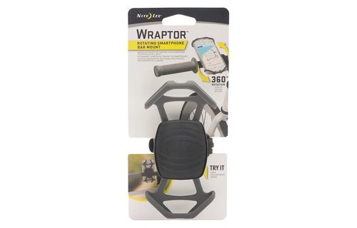 Nite Ize Wraptor Rotating Bar Mount - Black