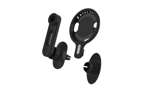 Scosche MagicMount MSC Swingarm 4 in 1 MagSafe Wireless Charging Dash Mount Combo 20W - Black