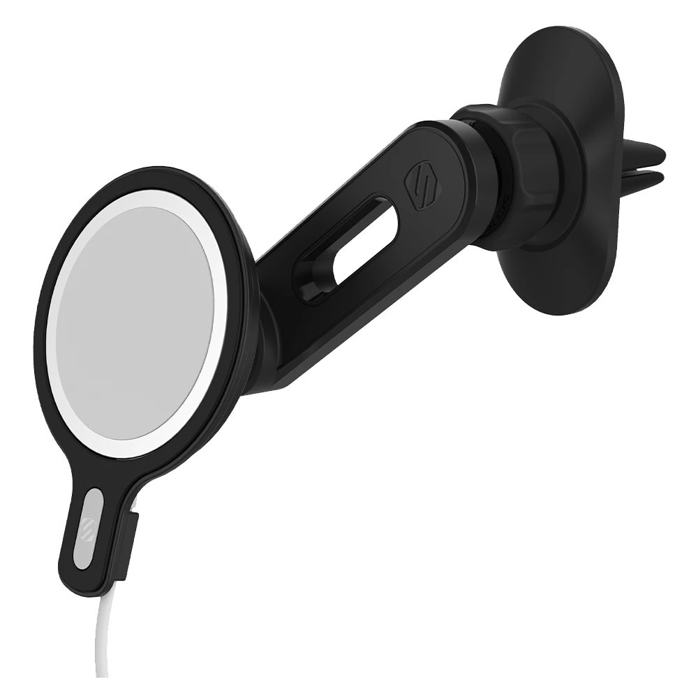 Scosche MagicMount MSC Swingarm 4 in 1 MagSafe Wireless Charging Dash Mount Combo 20W - Black
