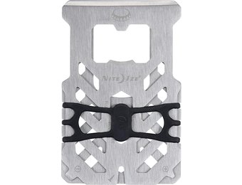 Nite Ize Financial Tool RFID Blocking Multi Purpose Wallet Tool - Stainless