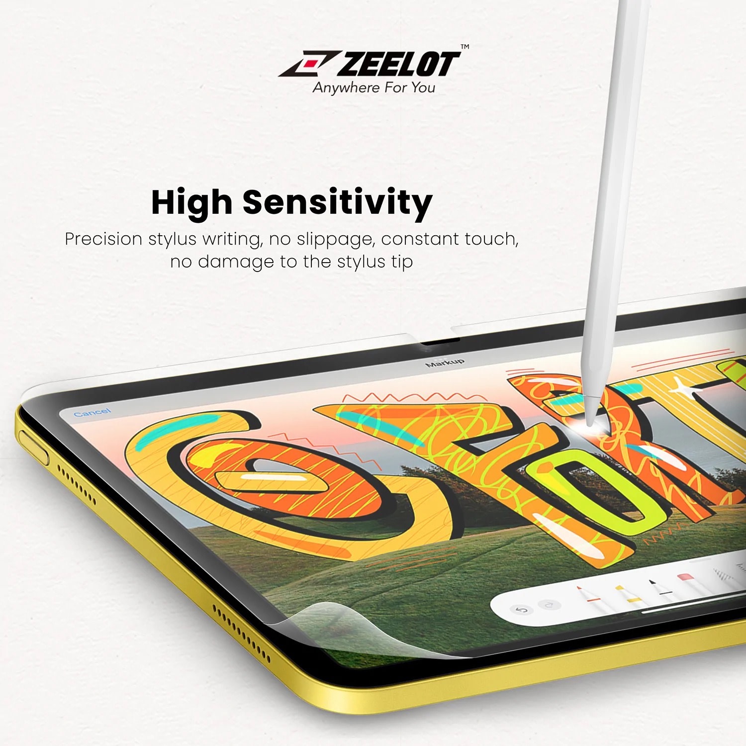 Zeelot Paperlike Screen Protector for iPad 10th/11th Gen - Clear