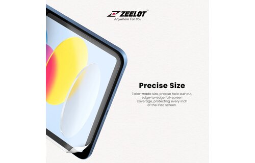 Zeelot Paperlike Screen Protector for iPad 10th/11th Gen - Clear