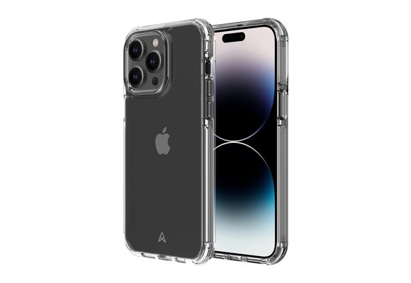Axessorize Pro Shield Plus Case for iPhone 14 Pro - Clear and Frosted