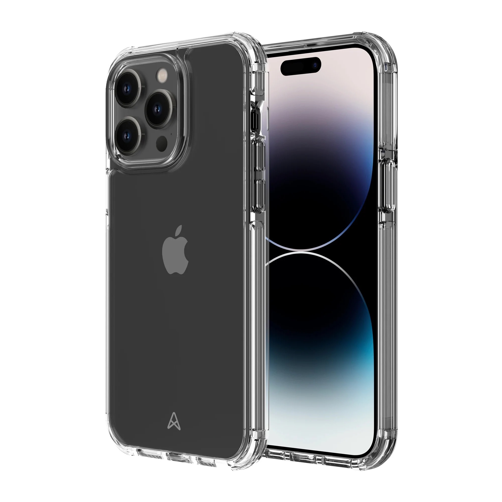 Axessorize Pro Shield Plus Case for iPhone 14 Pro - Clear and Frosted