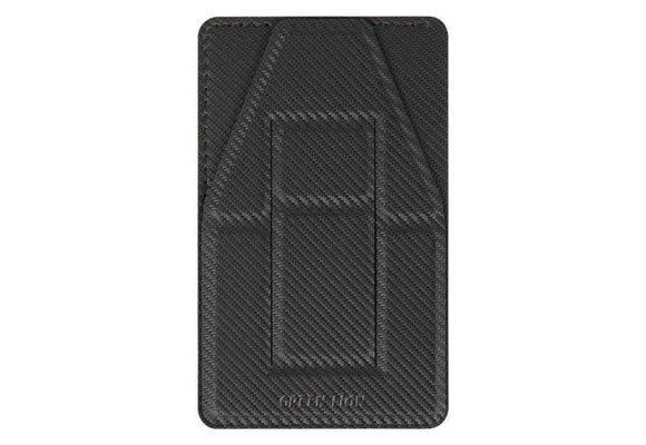 Green Magsafe Leather Phone Stand - Black