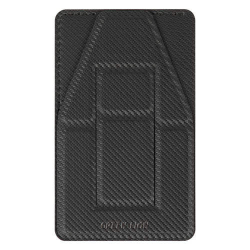 Green Magsafe Leather Phone Stand - Black