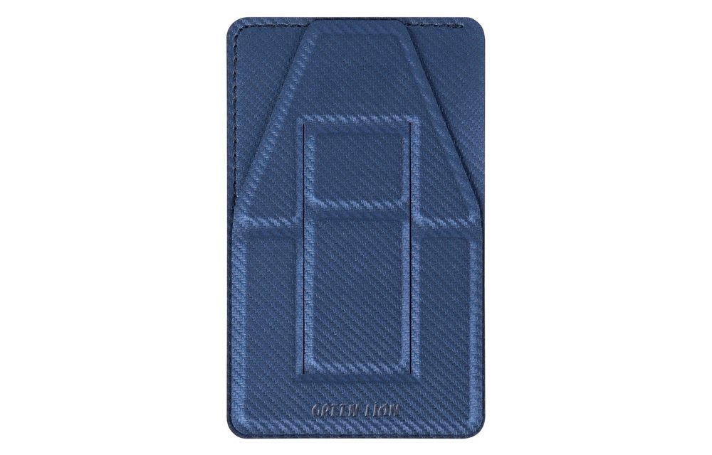 Green Magsafe Leather Phone Stand - Blue