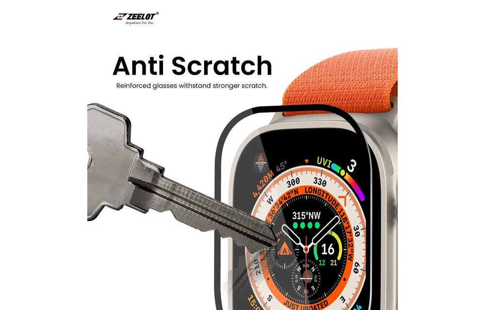 Zeelot Pishield Screen Protector for Apple Watch  Ultra 49mm - Clear