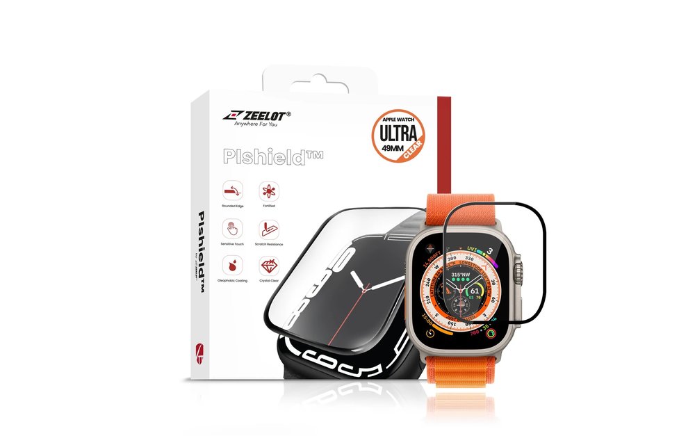 Zeelot Pishield Screen Protector for Apple Watch  Ultra 49mm - Clear