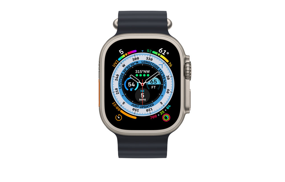 Apple Watch Ocean Band for 44/45/49mm - Midnight