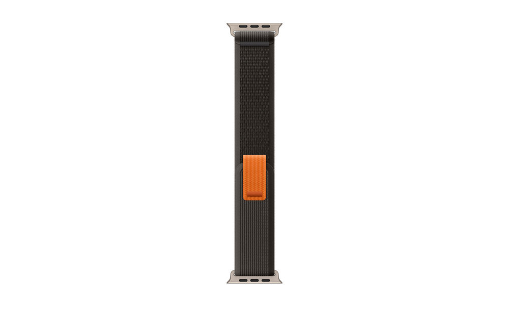 Apple Watch Trail Loop Band for 44/45/49mm M/L - Black/Gray