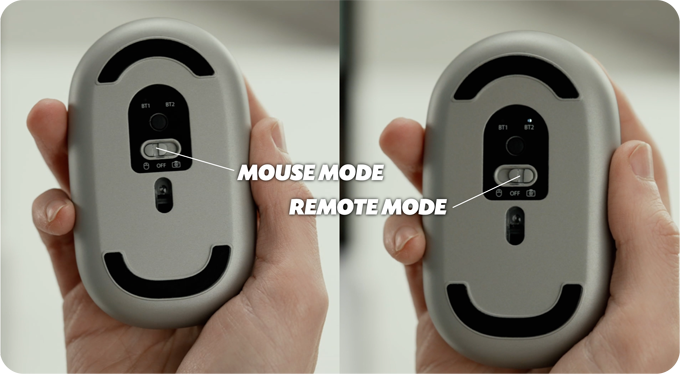 Ventaron Magnito Bluetooth Attachable Travel Mouse - White