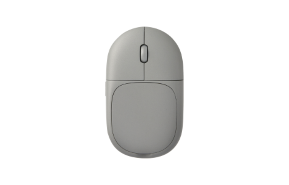 Ventaron Magnito Bluetooth Attachable Travel Mouse - Grey