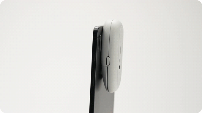 Ventaron Magnito Bluetooth Attachable Travel Mouse - Pink