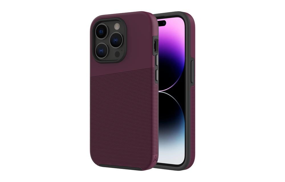 Axessorize Pro Tech Plus MagSafe Case for iPhone 14 Pro Max - Sangria