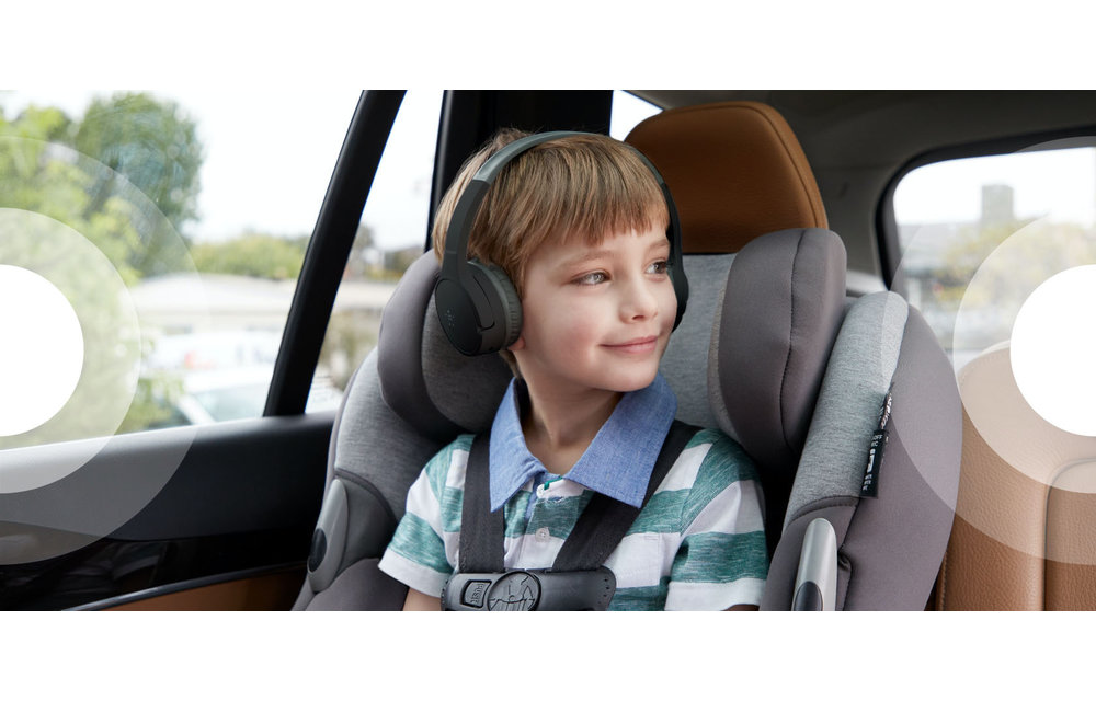 Belkin SoundForm Mini Wireless On-Ear Headphones for Kids - Black