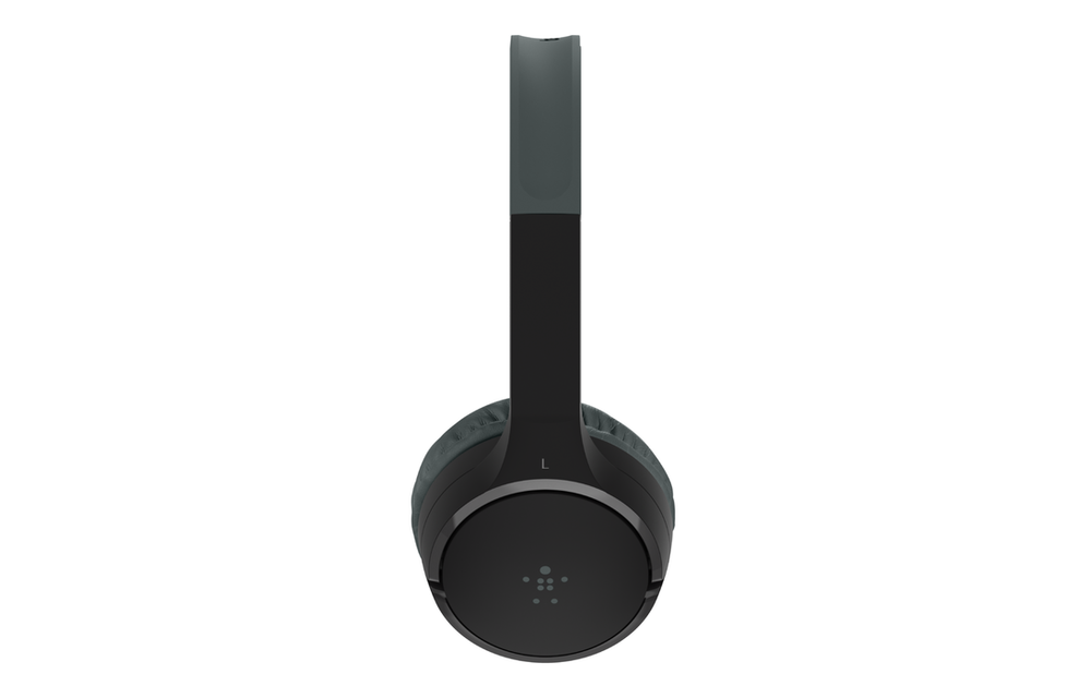 Belkin SoundForm Mini Wireless On-Ear Headphones for Kids - Black