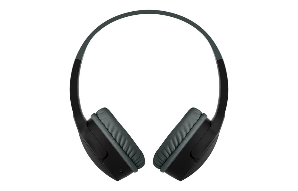 Belkin SoundForm Mini Wireless On-Ear Headphones for Kids - Black