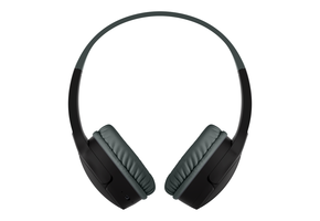 Belkin SoundForm Mini Wireless On-Ear Headphones for Kids 30H Playtime With Safe 85 dB Volume - Black
