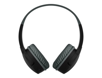 Belkin SoundForm Mini Wireless On-Ear Headphones for Kids 30H Playtime With Safe 85 dB Volume  - Black