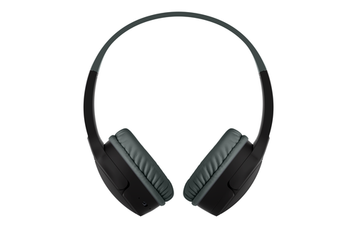Belkin SoundForm Mini Wireless On-Ear Headphones for Kids 30H Playtime With Safe 85 dB Volume  - Black