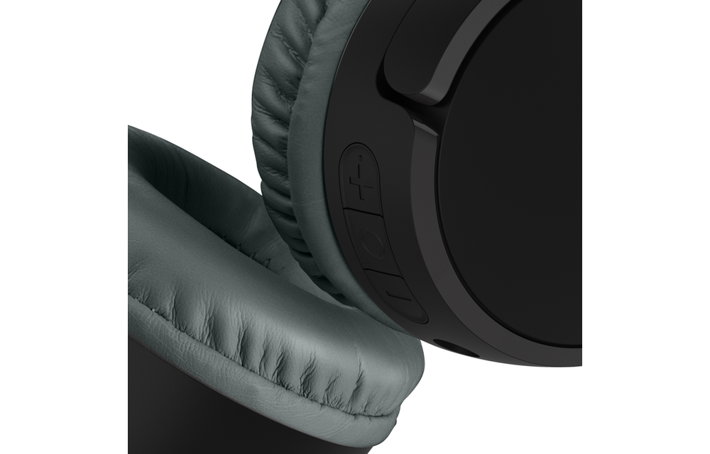 Belkin SoundForm Mini Wireless On-Ear Headphones for Kids - Black