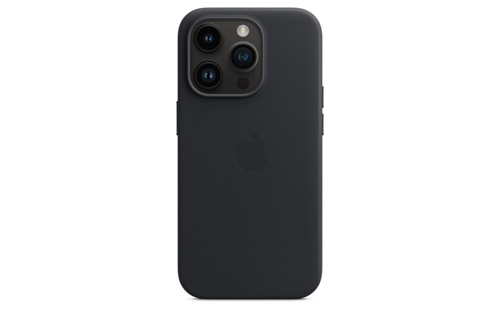 Apple iPhone 14 Pro Leather Case with MagSafe - Midnight
